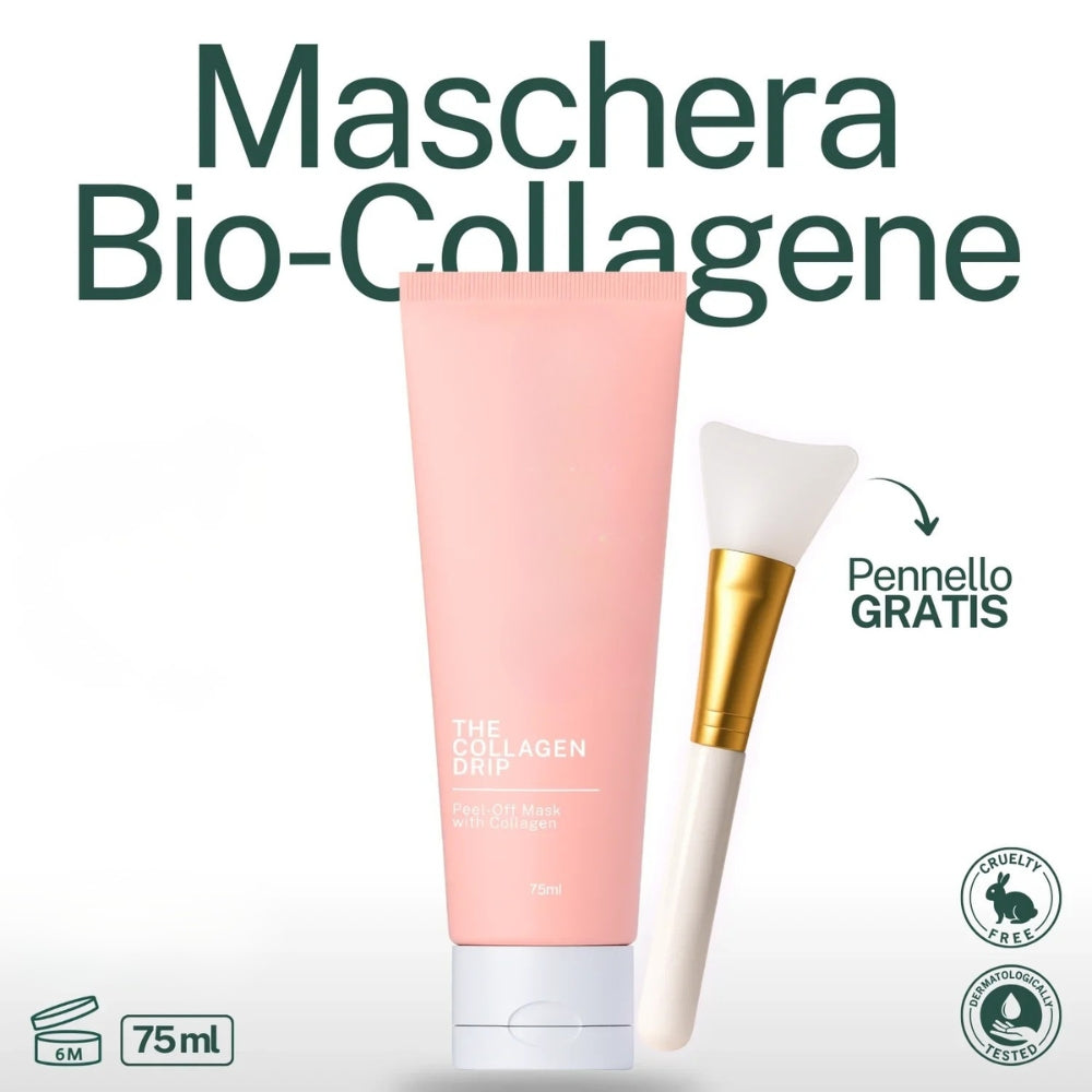 Maschera al Bio-Collagene con Acido Ialuronico